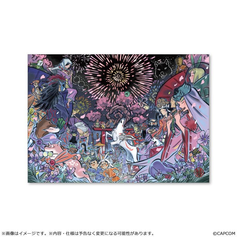 Capcom Okami 20th Anniversary Reproduction Art Project B2 Poster By Mari Shimazaki Okami 11th Anniversary