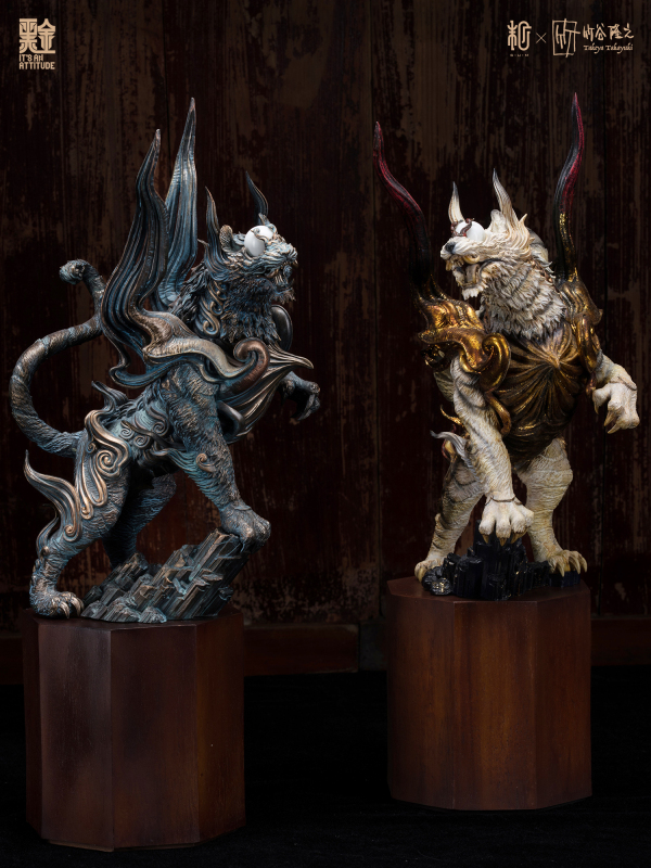 Manas SUM Seal of the Four Gods Byakko Statue