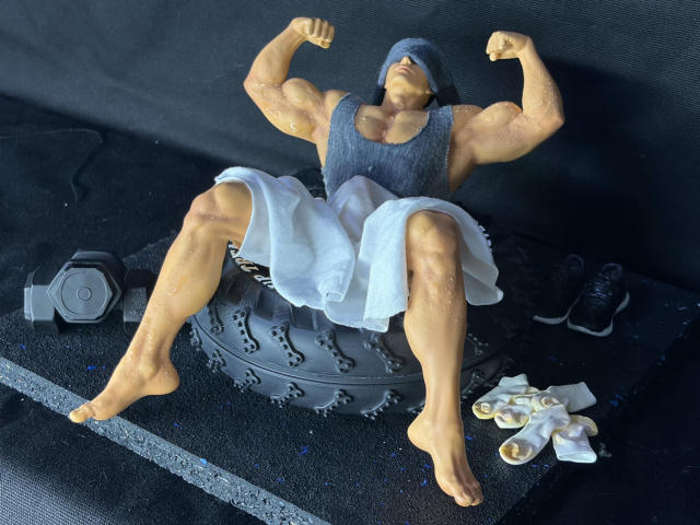 Salted Fish Gym Statue