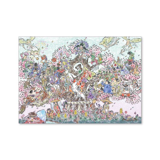 Capcom Okami 20th Anniversary Reproduction Art Project B2 Poster By Mari Shimazaki Okami 12th Anniversary