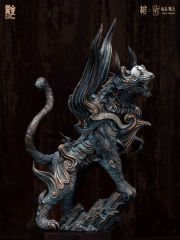 Manas SUM Seal of the Four Gods Byakko Statue