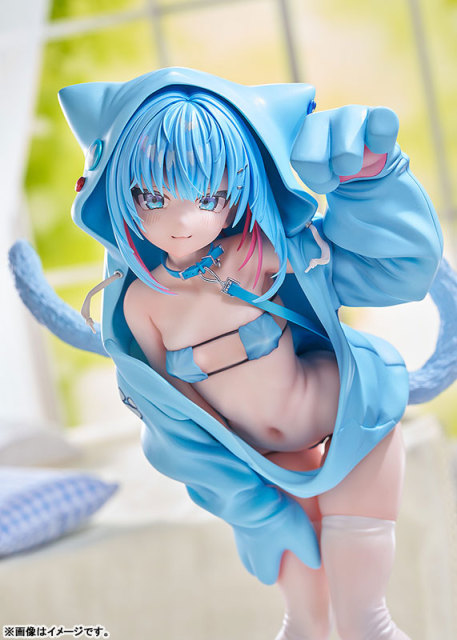 Phat Company virtual illustrator Kanzarin Kanzarin-chan Cat Eared Hoodie Ver. 1/6 Figure