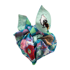 Capcom Okami 20th Anniversary Reproduction Art Project Furoshiki By Mari Shimazaki Okami 11th Anniversary