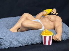 Salted Fish Uncle's Day Off Resin Statue