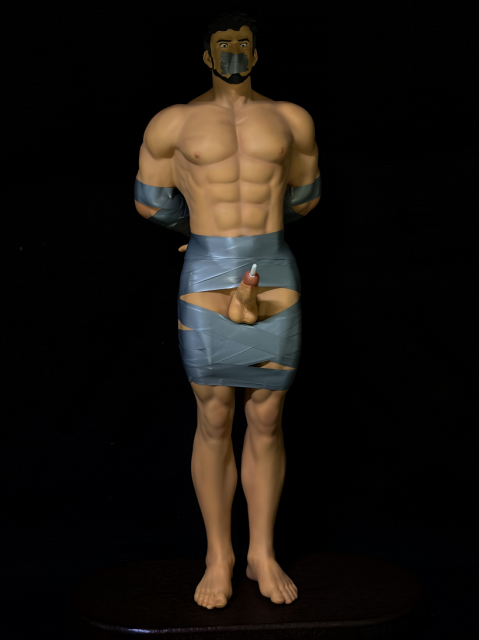 Salted Fish Adhesive Tape Statue