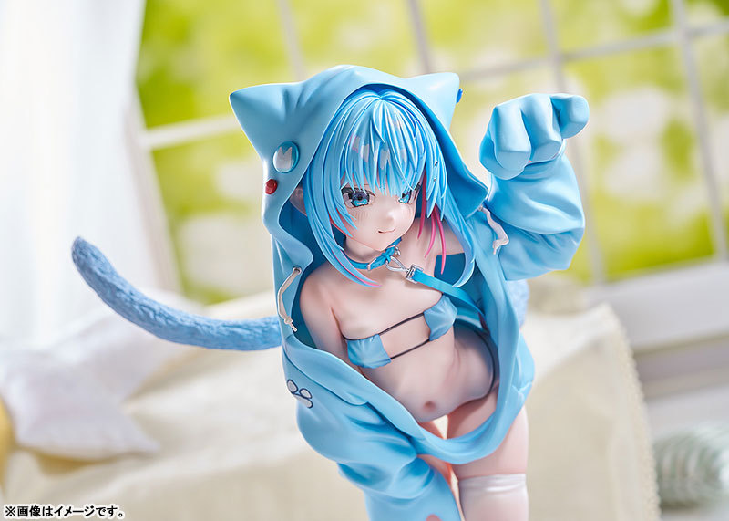 Phat Company virtual illustrator Kanzarin Kanzarin-chan Cat Eared Hoodie Ver. 1/6 Figure