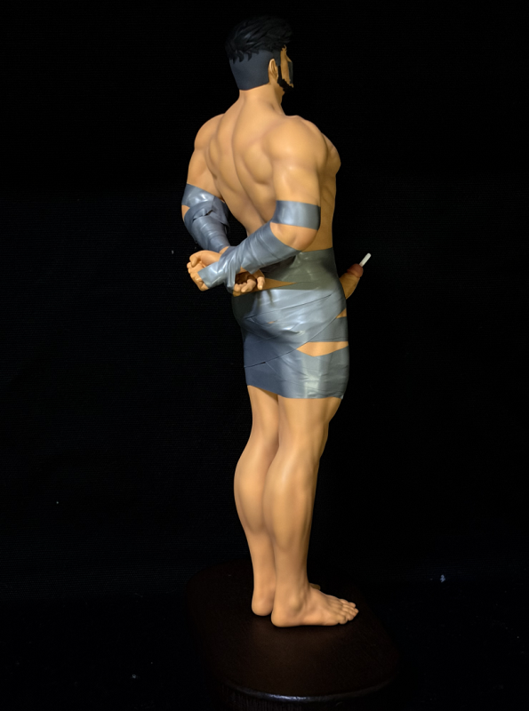 Salted Fish Adhesive Tape Statue