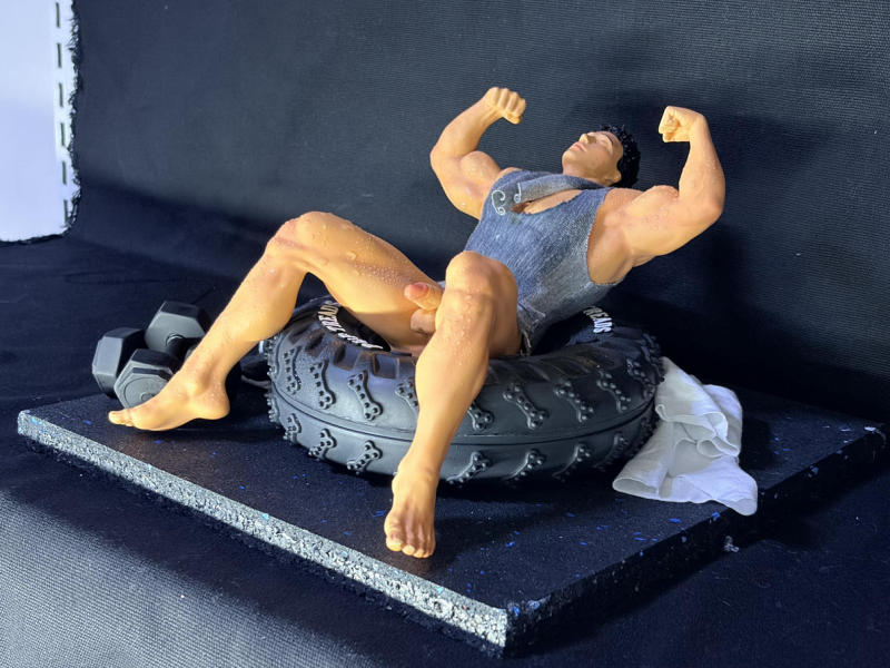Salted Fish Gym Statue