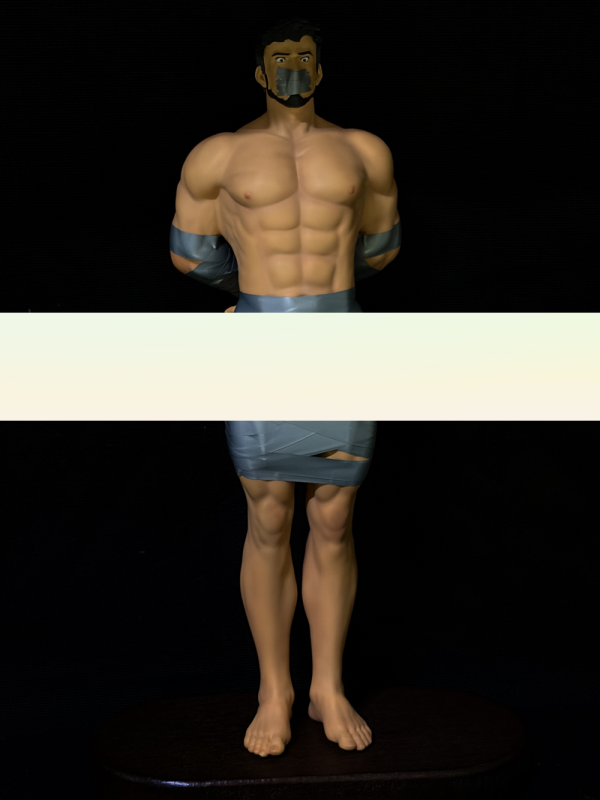 Salted Fish Adhesive Tape Statue