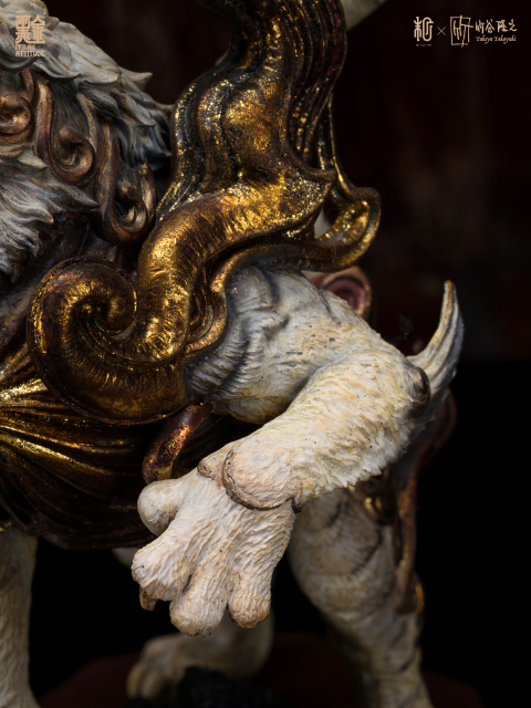 Manas SUM Seal of the Four Gods Byakko Statue