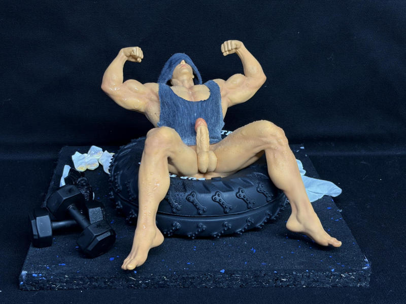Salted Fish Gym Statue