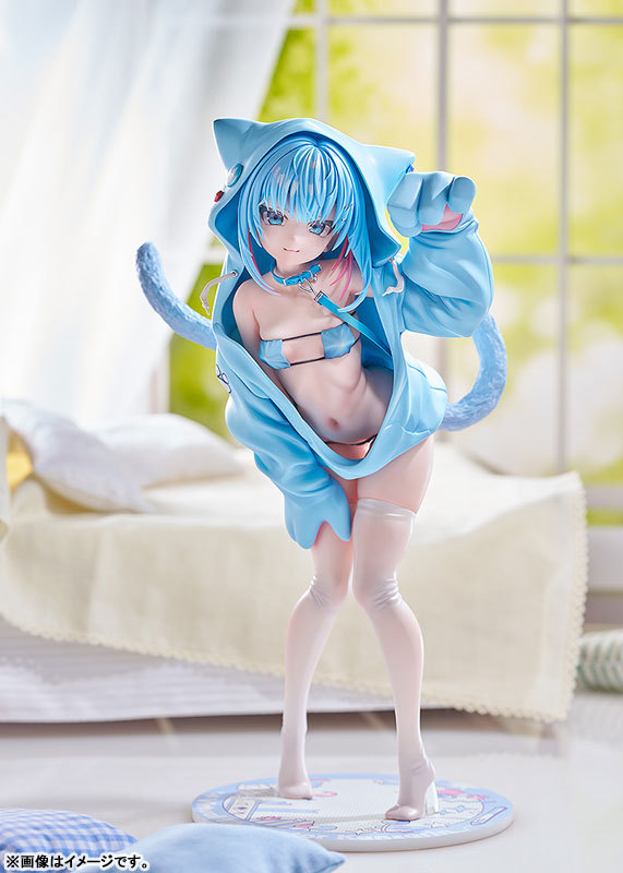 Phat Company virtual illustrator Kanzarin Kanzarin-chan Cat Eared Hoodie Ver. 1/6 Figure