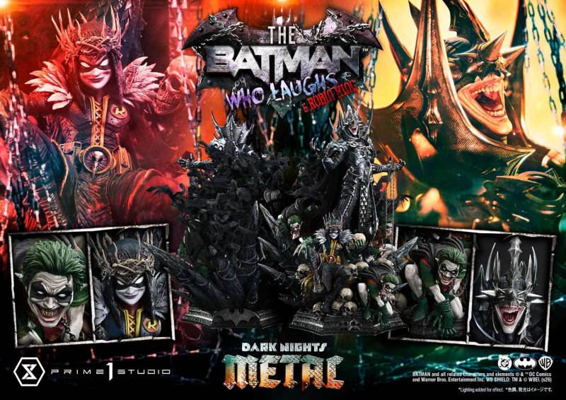 Prime 1 Studio Museum Masterline Dark Nights Death Metal The Batman Who Laughs and Robin King 1/3 Scale Statue MMDCMT-15 MMDCMT-15DX MMDCMT-15DXS