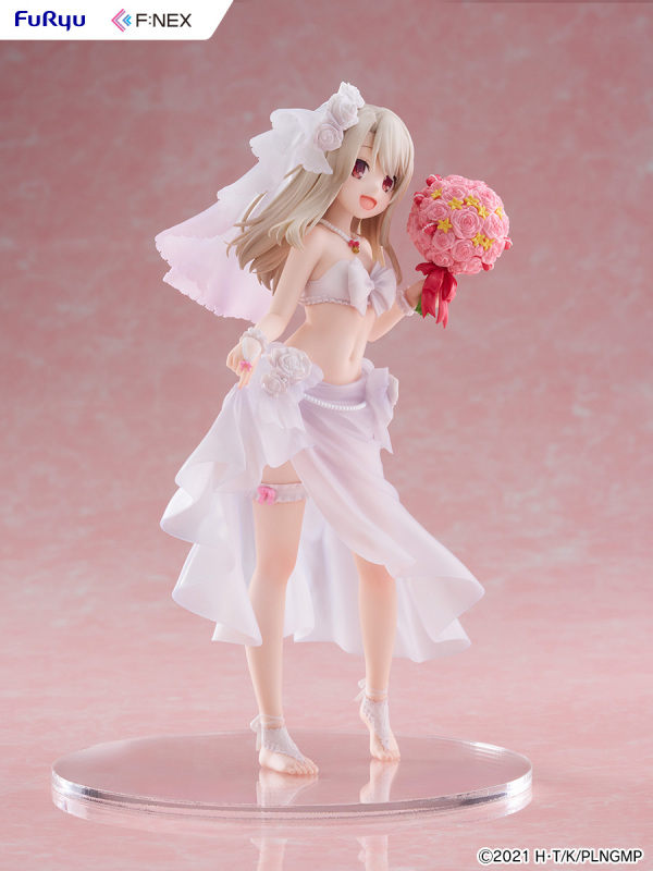 FURYU Movie Fate Kaleid Liner Prisma Illya Licht The Nameless Girl Illyasviel Von Einzbern Wedding Swimsuit Ver. 1/7 Figure