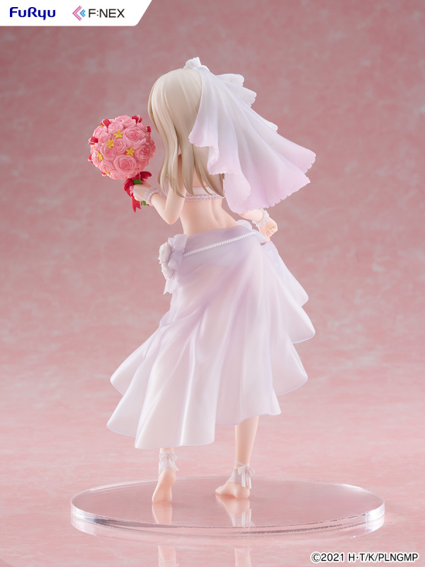 FURYU Movie Fate Kaleid Liner Prisma Illya Licht The Nameless Girl Illyasviel Von Einzbern Wedding Swimsuit Ver. 1/7 Figure