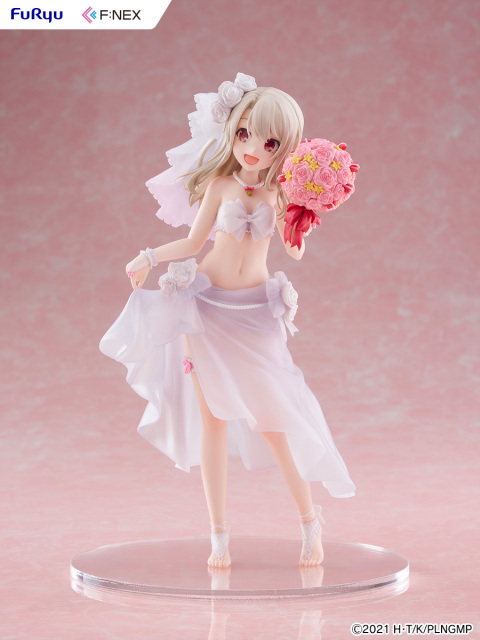 FURYU Movie Fate Kaleid Liner Prisma Illya Licht The Nameless Girl Illyasviel Von Einzbern Wedding Swimsuit Ver. 1/7 Figure