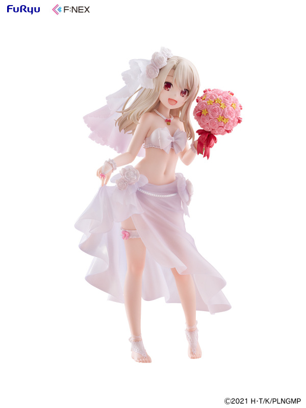 FURYU Movie Fate Kaleid Liner Prisma Illya Licht The Nameless Girl Illyasviel Von Einzbern Wedding Swimsuit Ver. 1/7 Figure