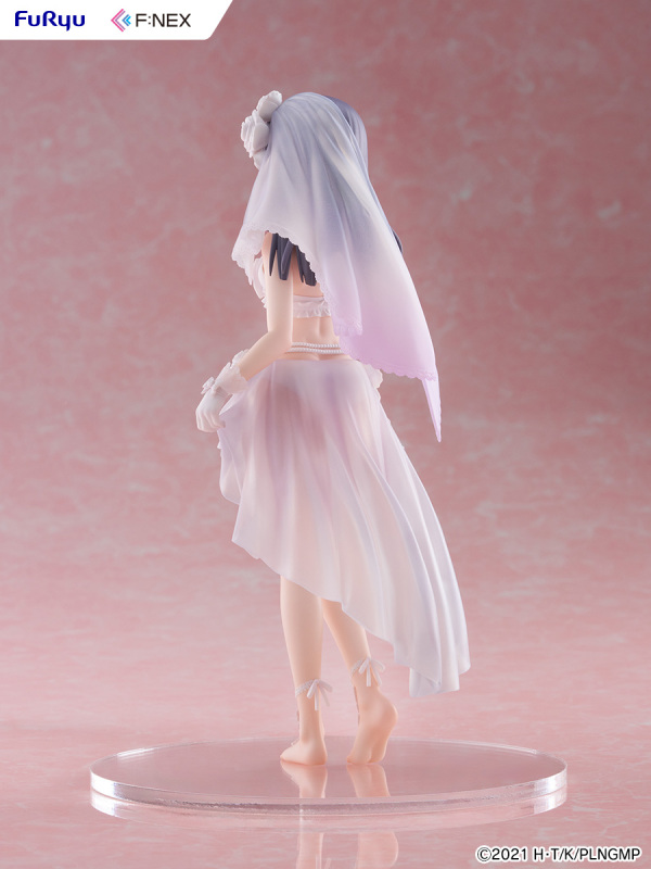 FURYU Movie Fate Kaleid Liner Prisma Illya Licht The Nameless Girl Miyu Edelfelt Wedding Swimsuit Ver. 1/7 Figure
