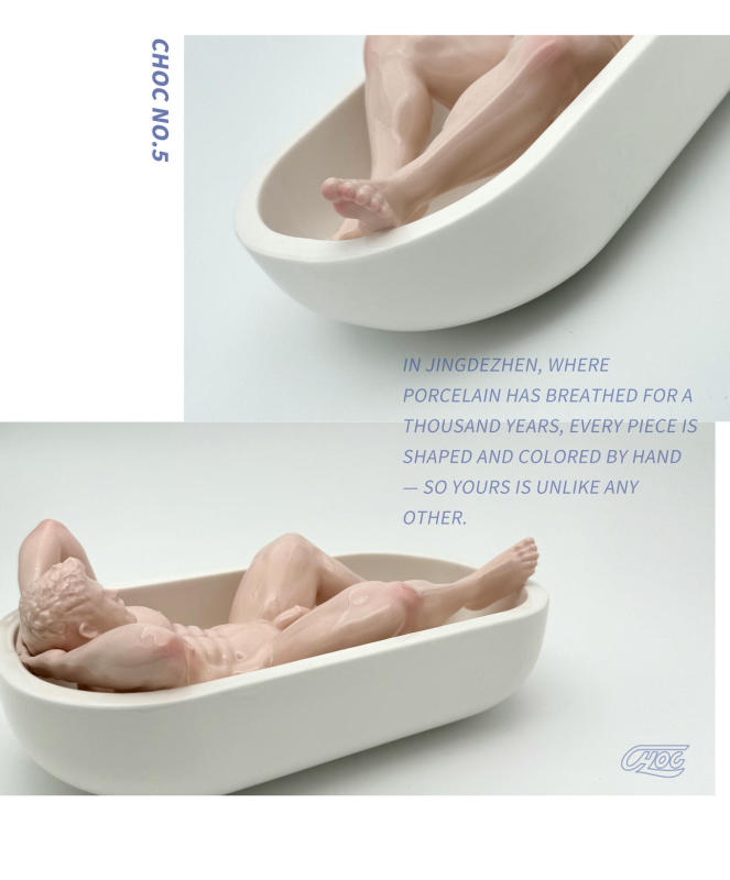 CHOC Studio NO.5 Nude Color Limited Edition Ceramic Statue