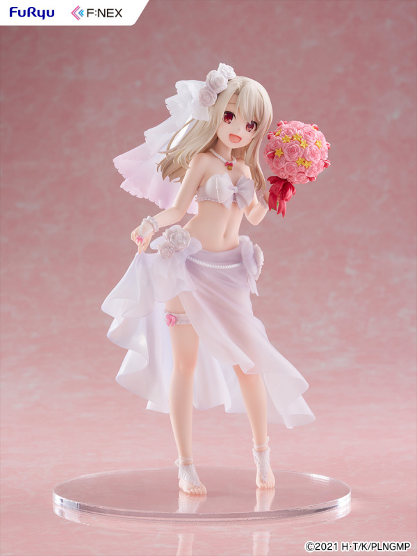 FURYU Movie Fate Kaleid Liner Prisma Illya Licht The Nameless Girl Illyasviel Von Einzbern Wedding Swimsuit Ver. 1/7 Figure
