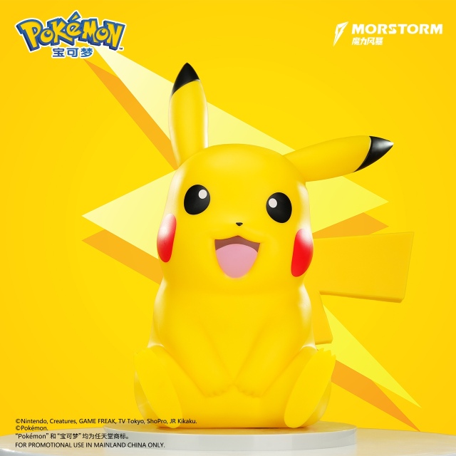 MORSTORM Studio 30cm Pokemon Large Scale Figure Pikachu M-P-B01 x Psyduck M-P-B02