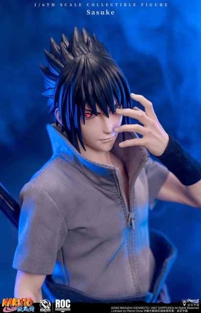 ROCKETTOYS Naruto Shippuden Sasuke Uchiha 1/6 Scale Action Figure ROC-017 ROC-018