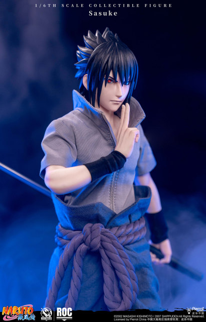 ROCKETTOYS Naruto Shippuden Sasuke Uchiha 1/6 Scale Action Figure ROC-017 ROC-018