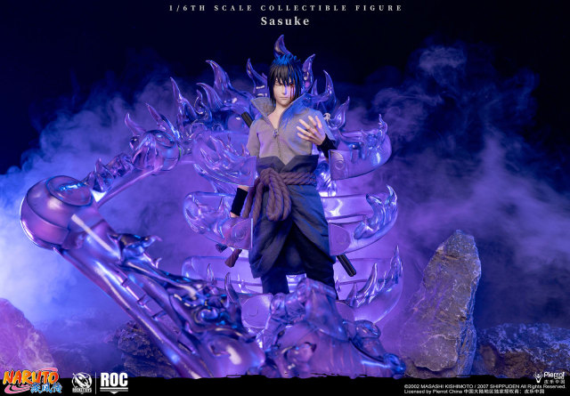 ROCKETTOYS Naruto Shippuden Sasuke Uchiha 1/6 Scale Action Figure ROC-017 ROC-018