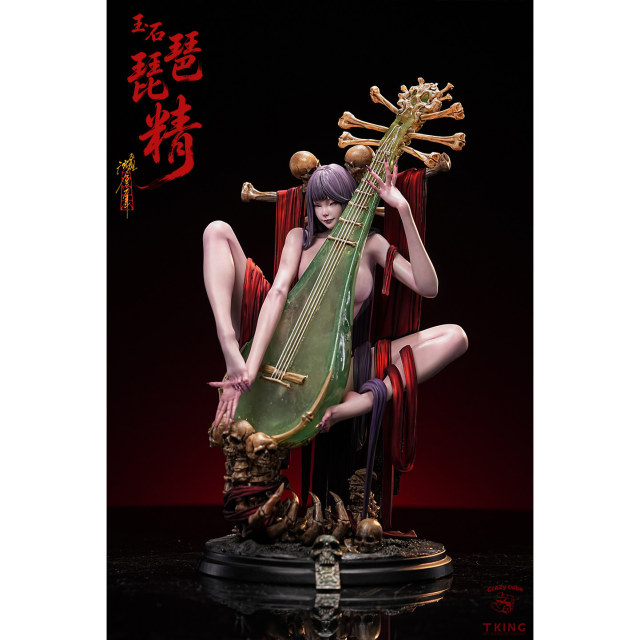 Crazy Cube × TKing Toys Jade Pipa Demon 1/6 Scale Statue