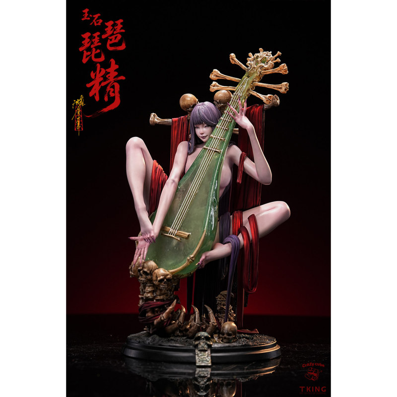 Crazy Cube × TKing Toys Jade Pipa Demon 1/6 Scale Statue