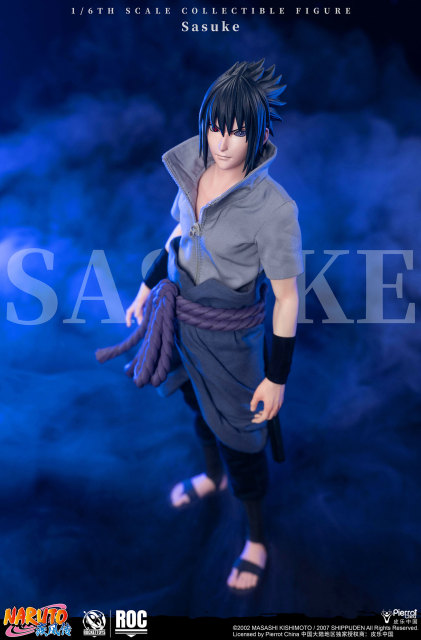 ROCKETTOYS Naruto Shippuden Sasuke Uchiha 1/6 Scale Action Figure ROC-017 ROC-018
