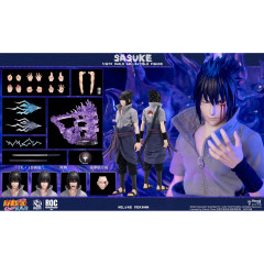 ROCKETTOYS Naruto Shippuden Sasuke Uchiha 1/6 Scale Action Figure ROC-017 ROC-018