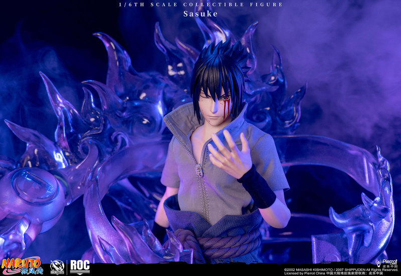 ROCKETTOYS Naruto Shippuden Sasuke Uchiha 1/6 Scale Action Figure ROC-017 ROC-018