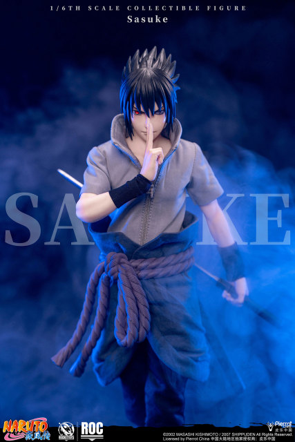 ROCKETTOYS Naruto Shippuden Sasuke Uchiha 1/6 Scale Action Figure ROC-017 ROC-018