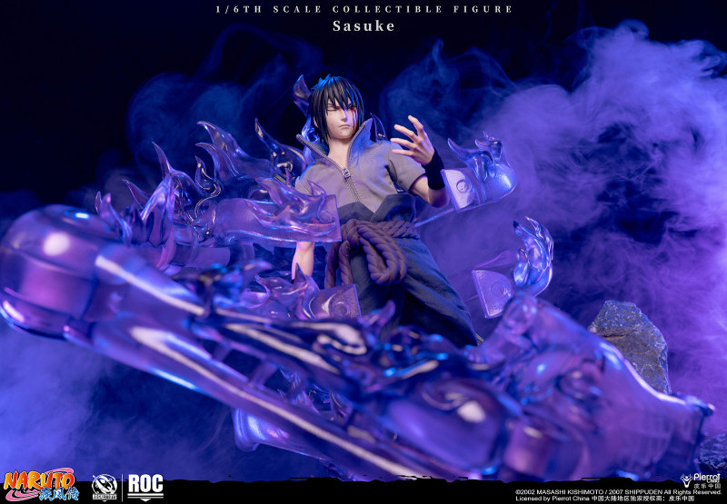 ROCKETTOYS Naruto Shippuden Sasuke Uchiha 1/6 Scale Action Figure ROC-017 ROC-018