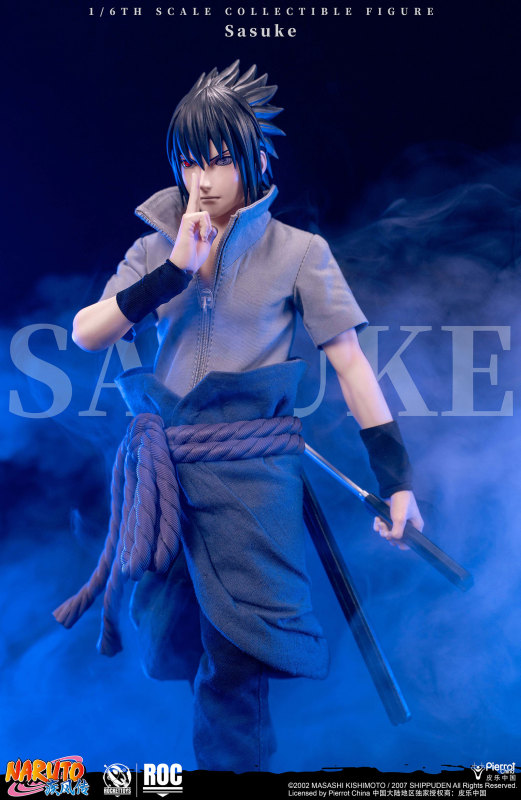 ROCKETTOYS Naruto Shippuden Sasuke Uchiha 1/6 Scale Action Figure ROC-017 ROC-018