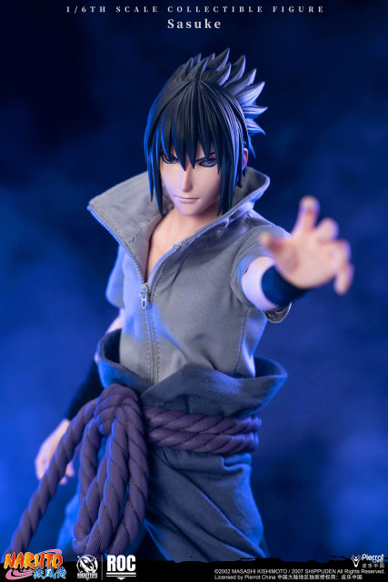 ROCKETTOYS Naruto Shippuden Sasuke Uchiha 1/6 Scale Action Figure ROC-017 ROC-018
