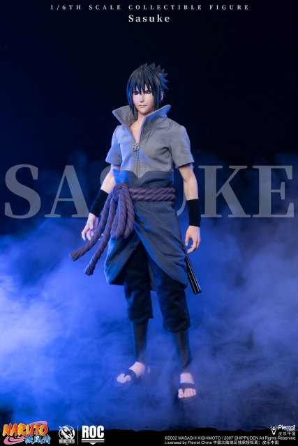 ROCKETTOYS Naruto Shippuden Sasuke Uchiha 1/6 Scale Action Figure ROC-017 ROC-018
