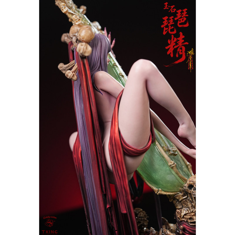 Crazy Cube × TKing Toys Jade Pipa Demon 1/6 Scale Statue