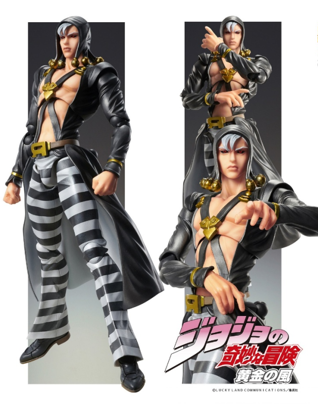 Medicos Entertainment Super Action Statue JoJo's Bizarre Adventure Part V Risotto Nero (Reissue)