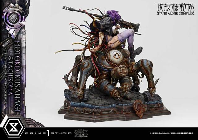 Prime 1 Studio The Legend of Beauty and the Beast GHOST IN THE SHELL STAND ALONE COMPLEX Motoko Kusanagi and Tachikoma Art by Entei Ryu Character Color LBBGITS-02 LBBGITS-02S