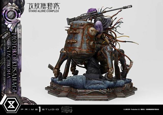 Prime 1 Studio The Legend of Beauty and the Beast GHOST IN THE SHELL STAND ALONE COMPLEX Motoko Kusanagi and Tachikoma Art by Entei Ryu Character Color LBBGITS-02 LBBGITS-02S