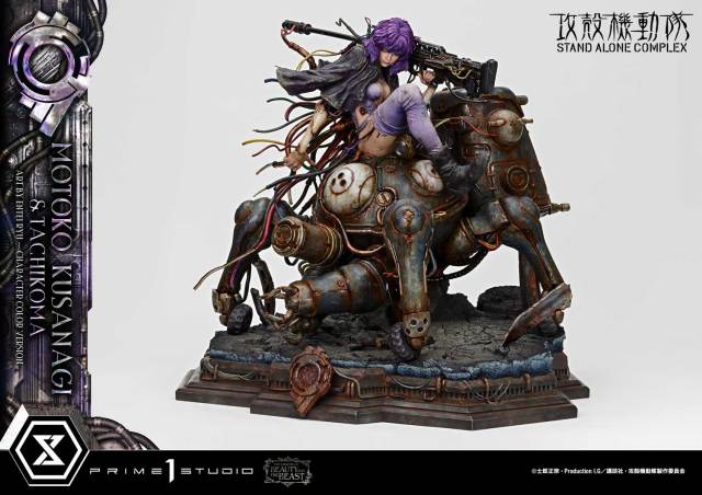 Prime 1 Studio The Legend of Beauty and the Beast GHOST IN THE SHELL STAND ALONE COMPLEX Motoko Kusanagi and Tachikoma Art by Entei Ryu Character Color LBBGITS-02 LBBGITS-02S