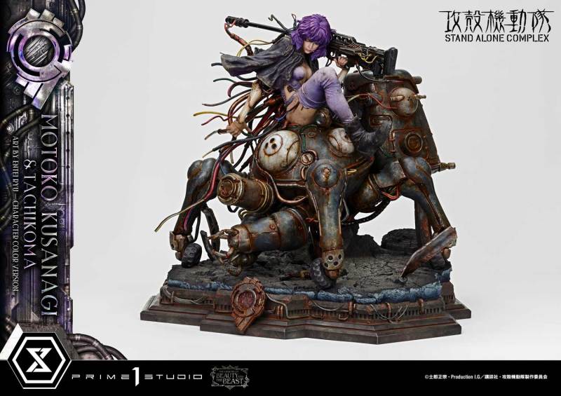 Prime 1 Studio The Legend of Beauty and the Beast GHOST IN THE SHELL STAND ALONE COMPLEX Motoko Kusanagi and Tachikoma Art by Entei Ryu Character Color LBBGITS-02 LBBGITS-02S