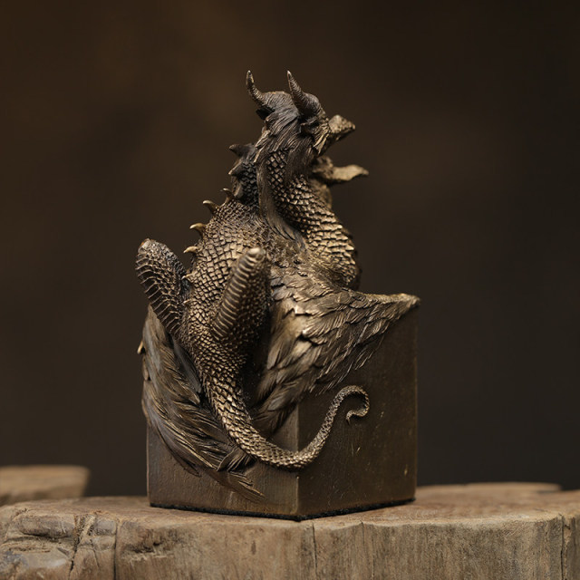 Manas Studio Fan Zai The Sealed Two Headed Dragon Weird Sealing Series Statue