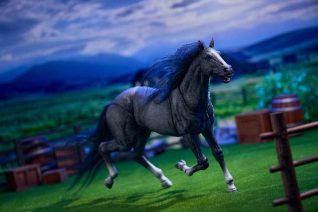Otherwhere GALACTIC Nightstride x Daybreak 1/12 Scale Poseable Horse Model
