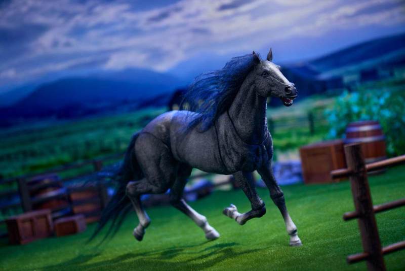 Otherwhere GALACTIC Nightstride x Daybreak 1/12 Scale Poseable Horse Model
