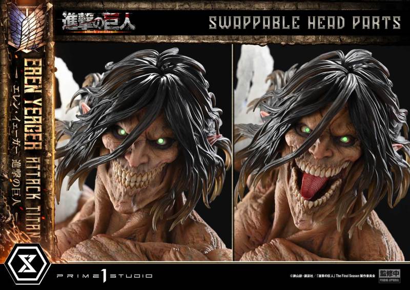 Prime 1 Studio Ultimate Diorama Masterline Attack on Titan Eren Yeager Attack Titan UDMAOT02 UDMAOT02S