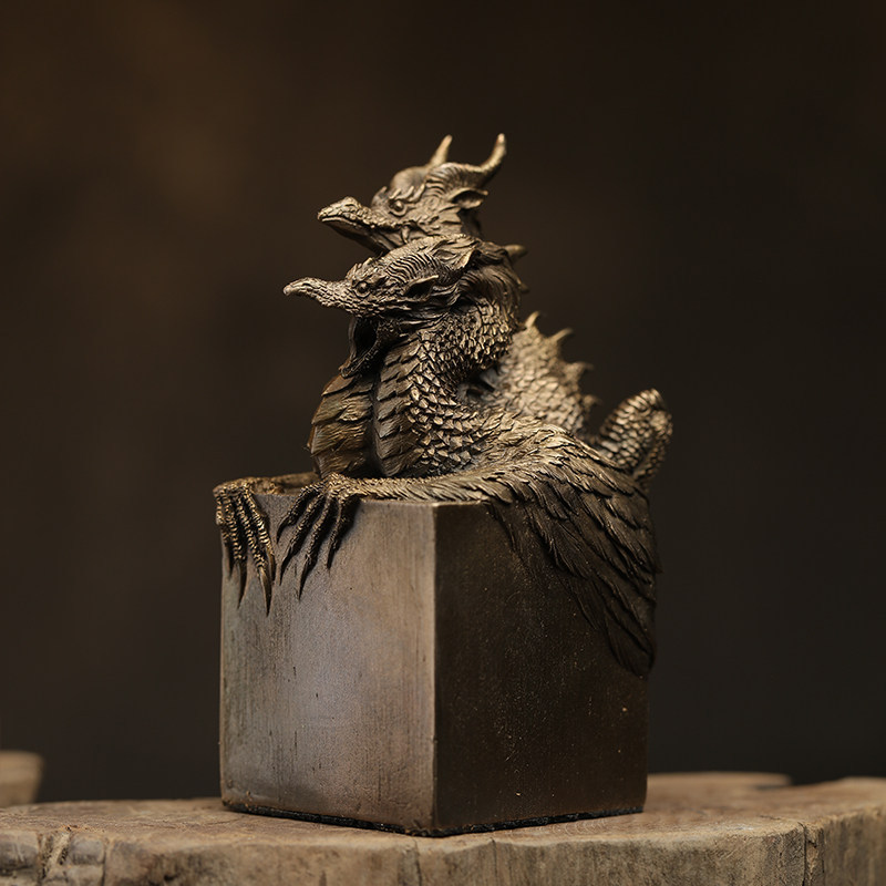 Manas Studio Fan Zai The Sealed Two Headed Dragon Weird Sealing Series Statue