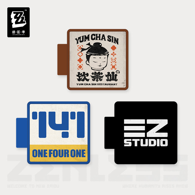 miHoYo Zenless Zone Zero Magnetic Shop Sign Fridge Magnet